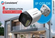 Consistent Introduces 8MP IP Color Outdoor Camera for Clear, Reliable Surveillance