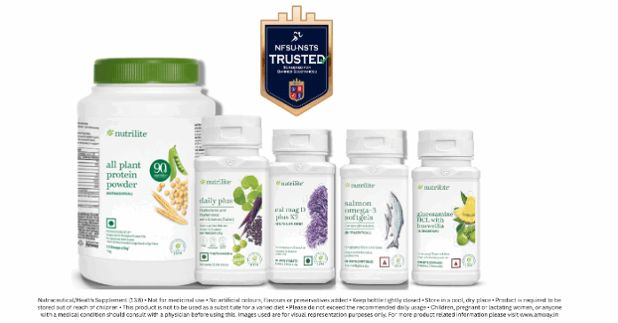 Nutrilite flagship supplements earn NFSU–NSTS Trusted recognition