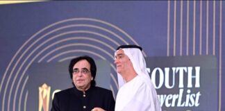 Ashok Kheny Honored at South PowerList 100 at South Indian Business Achievers Awards 2025 in Dubai