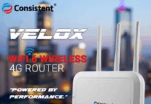 Consistent Infosystems Launches VELOX WiFi 6 Wireless 4G Router for High-Speed, Reliable, and Secure Connectivity