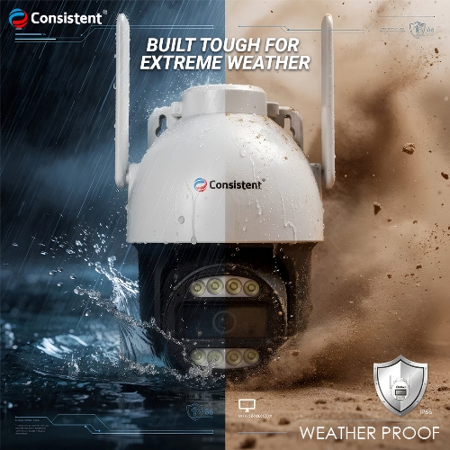Consistent Introduces Eye Q Series 2MP Smart Wi-Fi Outdoor PT Camera with Intelligent Motion Tracking