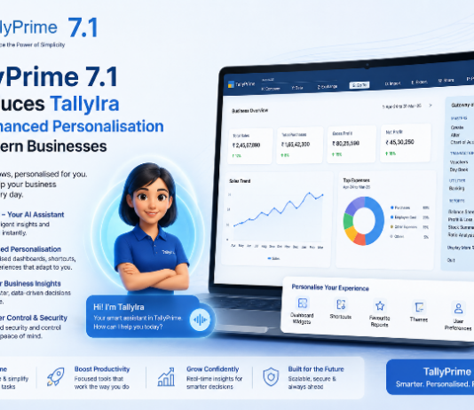 TallyPrime 7.1 Introduces TallyIra and Enhanced Personalisation for Modern Businesses