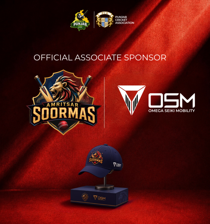 Amritsar Soormas Announce Omega Seiki Mobility as Official Headgear Partner for Sher-e-Punjab T20 League (2)