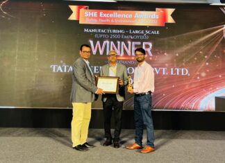 Tata Steel Colors recognised at the 20th CII Eastern Region