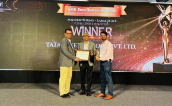 Tata Steel Colors recognised at the 20th CII Eastern Region